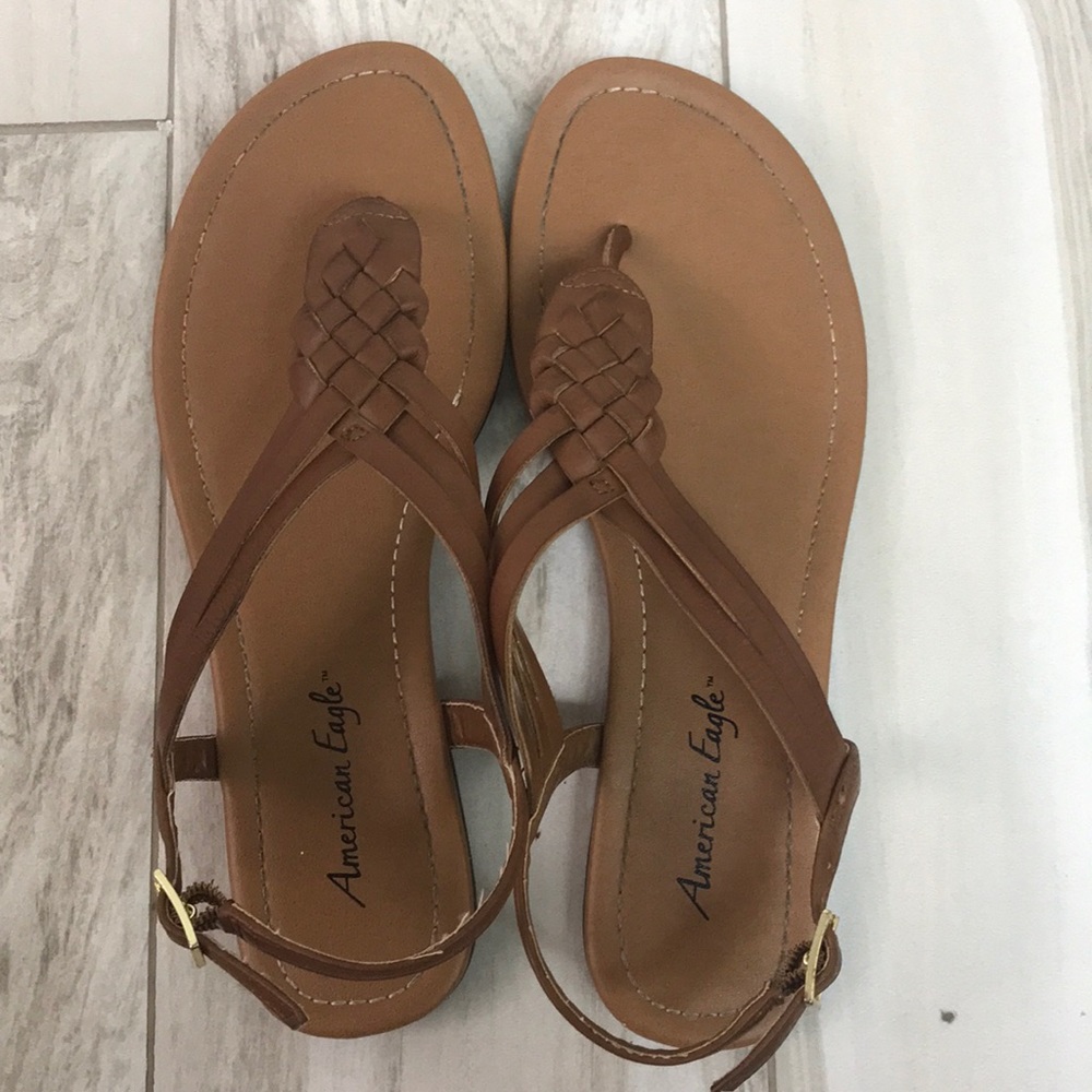 Brown/ Tan sandals!! Worn twice